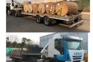 ARSAT envi materiales para reactivar las obras de fibra ptica en el Oeste catamarqueo