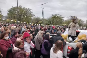 Los fieles tambi�n honraron a San Cayetano en Choya
