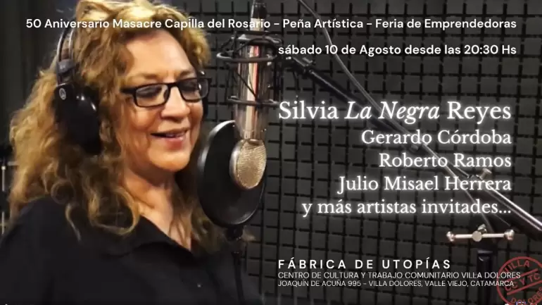 Actividades art�sticas y culturales en el marco de los actos por el 50 aniversario de la Masacre de Capilla de Rosario