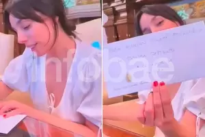 Apareci un nuevo video de Fernndez y Tamara Pettinato en el despacho presidencial