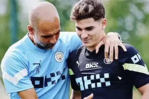 La contundente frase de Pep Guardiola sobre la salida de Julin lvarez del Manchester City y su sorpresa ante la consulta por Echeverri