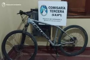 Polic�as recuperaron una bicicleta que hab�a sido sustra�da en Capital