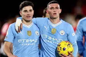 As se despidieron los excompaeros de Julin lvarez en el Manchester City