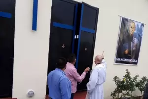 Celebran a San Maximiliano Kolbe, patrono de la capilla de la crcel de varones