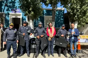 Se realiz una nueva entrega de elementos de seguridad para el interior provincial