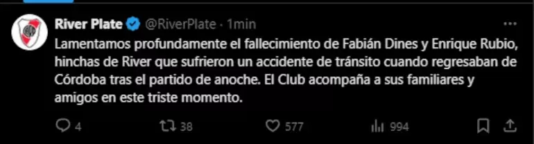 river tragedia hinchas