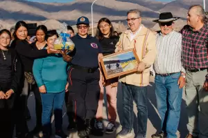 Histrico: el puente de San Jos es una realidad y pone fin a los problemas de aislamiento de la poblacin en poca estival