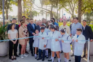 En homenaje al General Jos de San Martn, inauguraron una nueva plaza en el interior