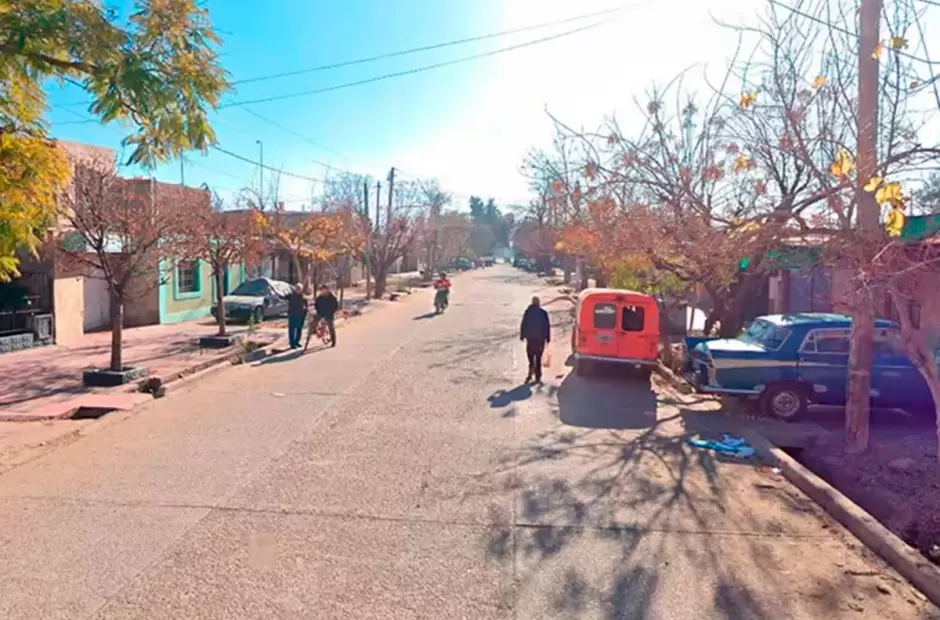 La cuadra donde ocurri el ataque (Google Maps)