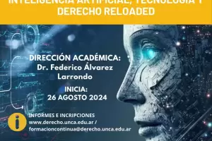 La Facultad de Derecho dictar Diplomatura en Inteligencia Artificial, Tecnologa y Derecho Reloaded