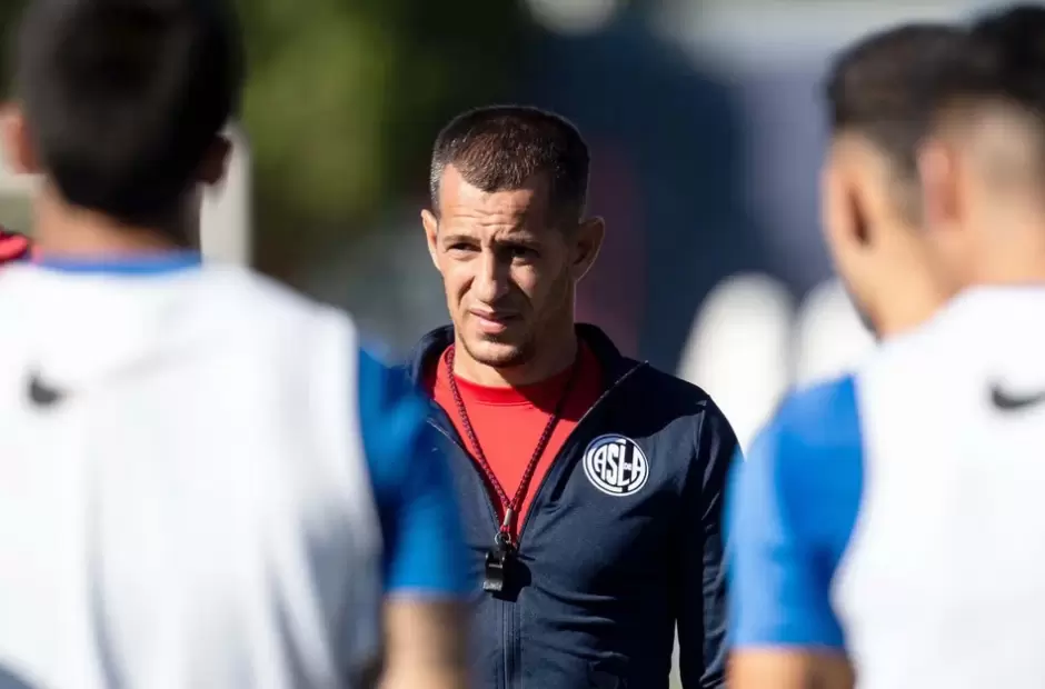 El DT de San Lorenzo, Leandro Romagnoli