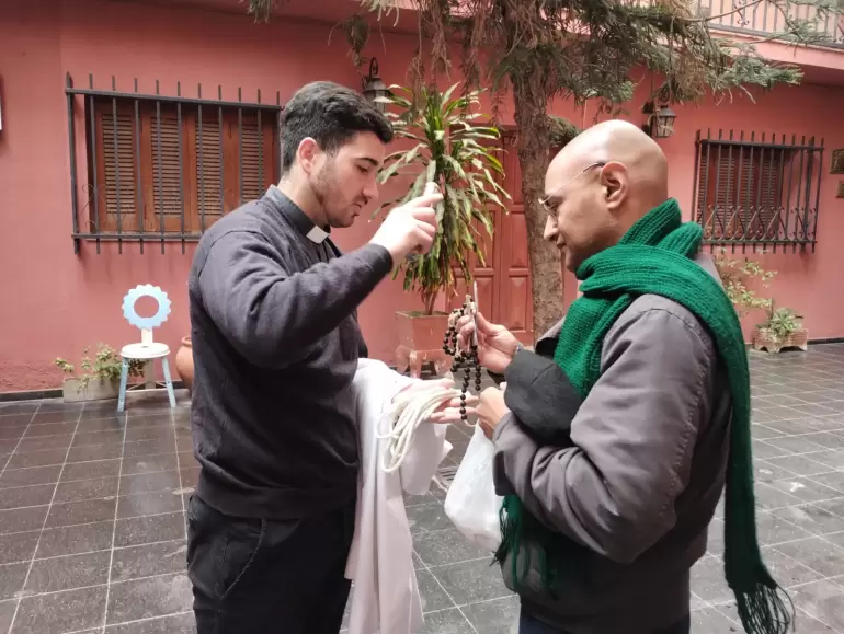 Seminaristas de San Luis y su experiencia pastoral en el Santuario de la Virgen del Valle