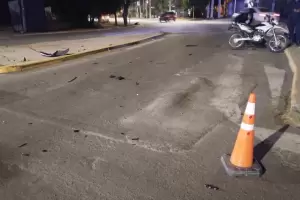 Choque entre motociclistas: lesionada termin en el "San Juan"