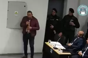 Crimen del polica Chvez: Aguilar llor y pidi perdn al momento de la ltima palabra