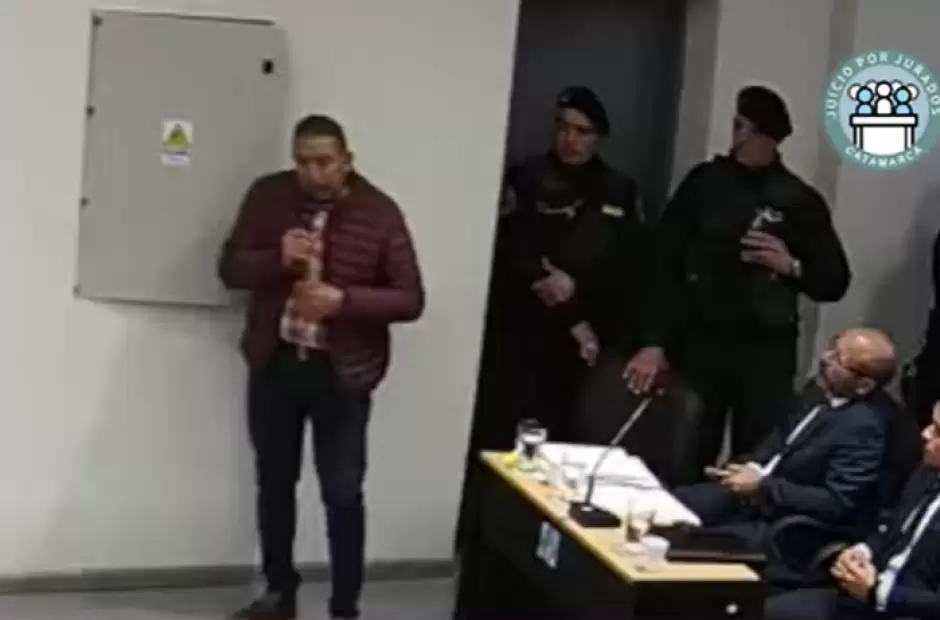 Jos Aguilar al momento de su ltima palabra