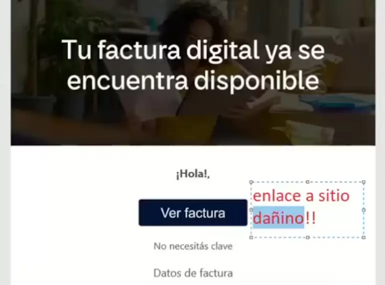 Una nueva estafa llega por mail con boletas y multas falsas: con un click acceden a tu homebanking (Imagen: X/SeguInfo)