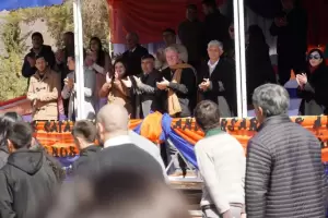 Dusso encabez el acto por la Autonoma de Catamarca en Los Varela