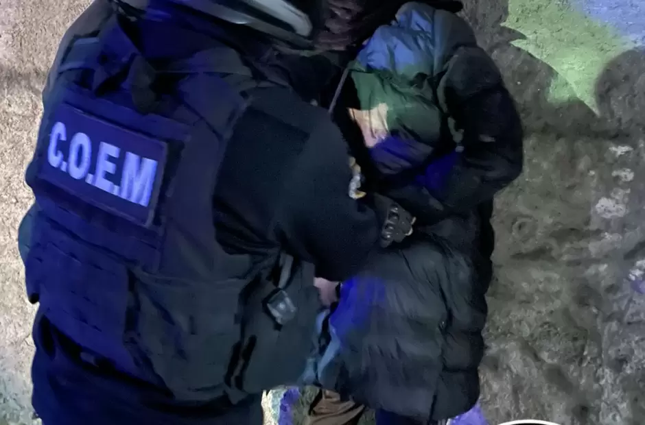 Uno de los detenidos