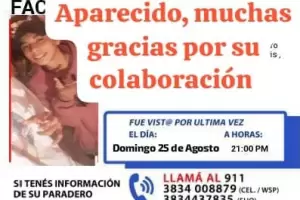 Apareci Facundo Ismael Contreras, un joven de 20 aos que estuvo desaparecido