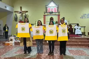 Presentan grupo de la IAM en la parroquia Jess Nio