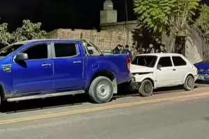 Choque mltiple en Andalgal: solo daos materiales