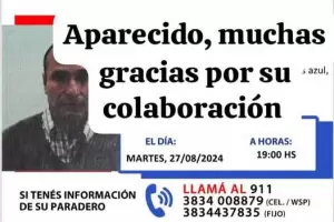 Apareci el hombre de 51 aos de F.M.E que estaba desaparecido