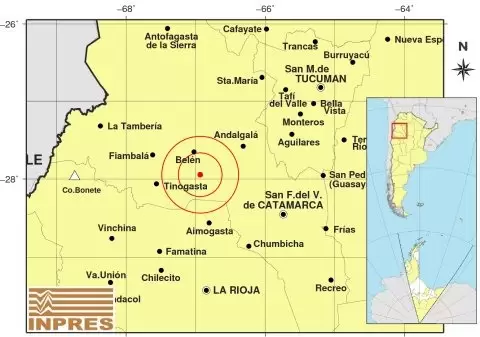 Un fuerte temblor sacudi a la provincia de Catamarca