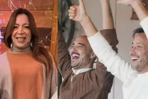 La reaccin de Luciano Pereyra y Abel Pintos a un pedido de Lizy Tagliani