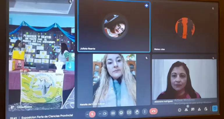 alumnos y docentes presentaron sus proyectos en la feria provincial de ciencias