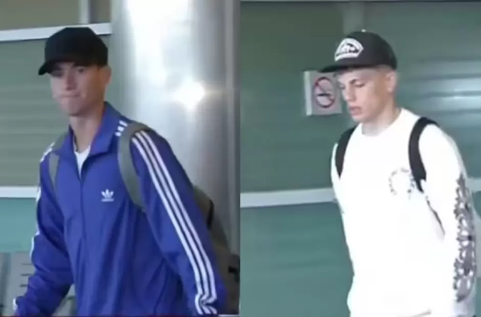 Garnacho llegando al pas