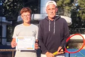 Brizuela del Moral clasific� a la instancia provincial en Tenis