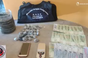 Detienen a una persona y secuestran droga en Andalgal