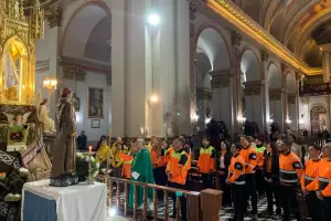 Homenaje de las Fuerzas de Seguridad a la Virgen