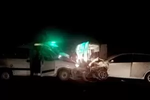 Seis personas heridas en un gravsimo choque en Santa Mara