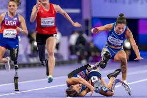 Dramtico final en los Juegos Paralmpicos: era la favorita al oro, se cay a pocos metros de la meta