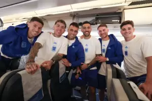 La Seleccin argentina lleg a Colombia: Scaloni define el equipo para un nuevo triunfo