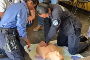 Capacitaron a policas en primeros auxilios en accidentes de trnsito