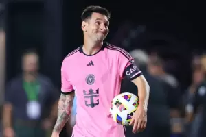 Messi recibi una dura patada en su regreso al Inter Miami