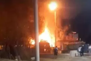 Pavoroso incendio caus daos totales en una vivienda