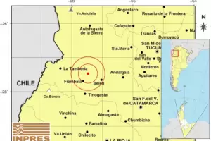 Un sismo puso en movimiento la madrugada en la provincia