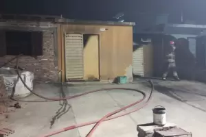 Se incendi una vivienda en las Mil Viviendas