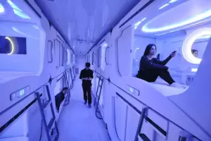 As es el primer hotel cpsula de Sudamrica que se inaugurar en Ushuaia