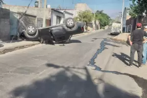 Tremendo vuelco en el sur de la capital