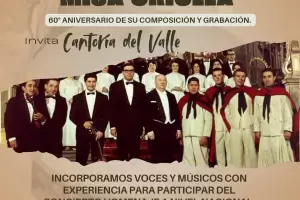 Convocatoria de artistas para cantar la Misa Criolla