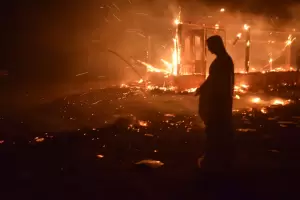 Una Virgen sobrevivi a uno de los graves incendios forestales en Crdoba