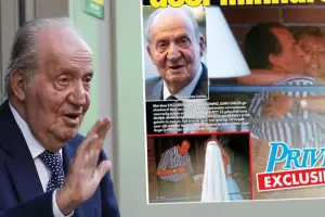 Escndalo: Publican por primera vez fotos del rey Juan Carlos a los besos con una amante