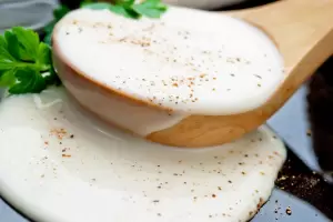 La receta para hacer la versin vegana de la salsa blanca