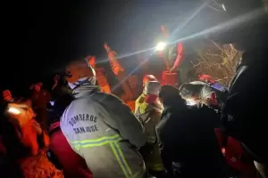 Rescataron a un hombre herido en el cerro Alto de los Palacios