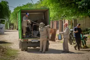 Inici el cronograma de descacharrado domiciliario en Fray Mamerto Esqui