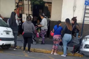 Manifestacin en las Oficinas de Empleo de la Capital